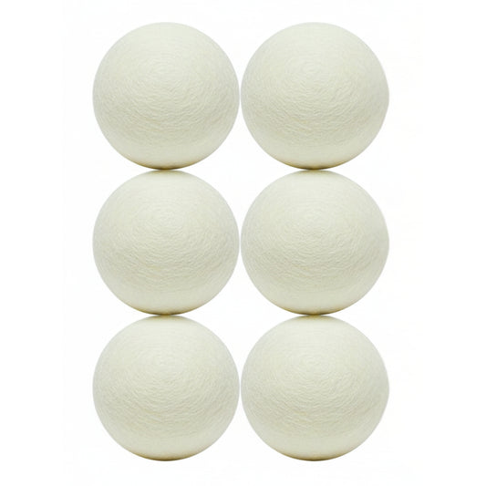 Wool Dryer Balls - 1000+ Loads - Pure Organic Wool - Reusable Natural Fabric Softener Perfect with Essential Oils, Reduce Clothing Static and Wrinkles