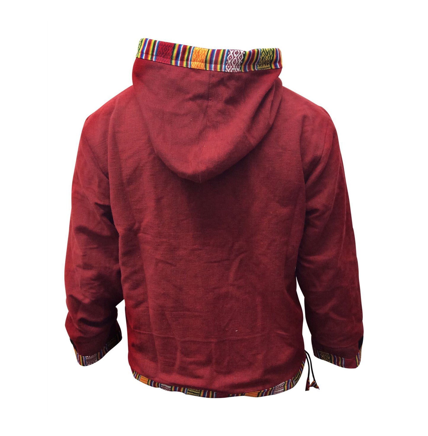 Unisex Woven Cotton Fleece Lined Pull Over