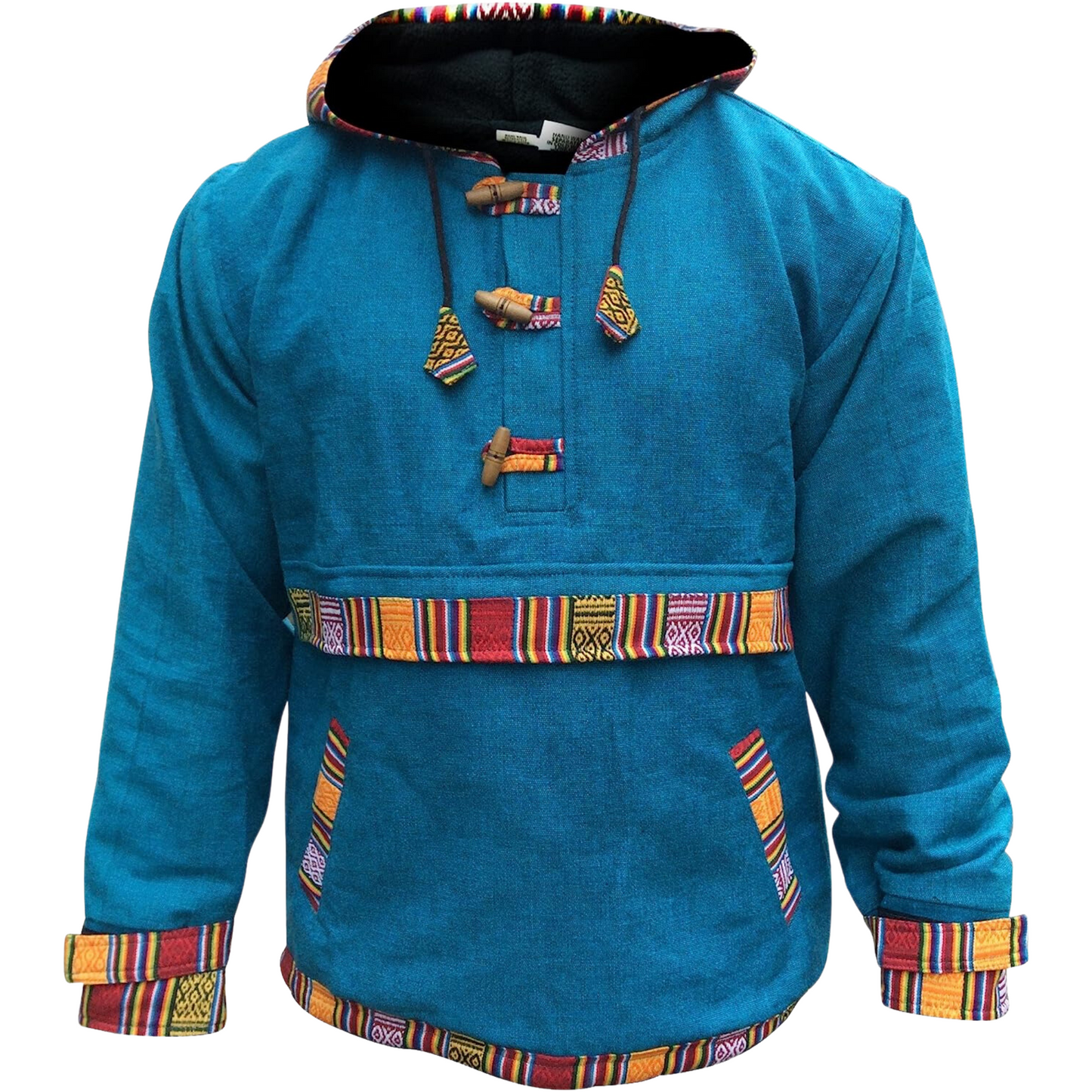 Men's Fleece Lined Light Hoodie Shirt