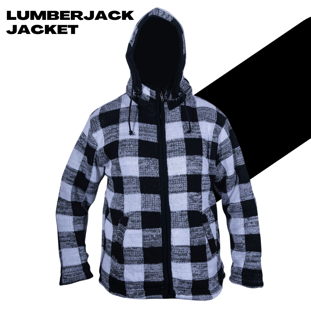 You can embrace comfort and style by wearing our men's Lumberjack Jacket