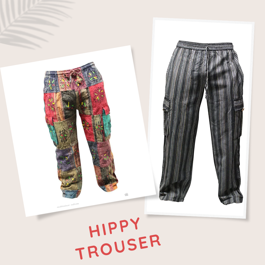Rediscovering Freedom with Hippie Heritage Cargo Trousers for Men