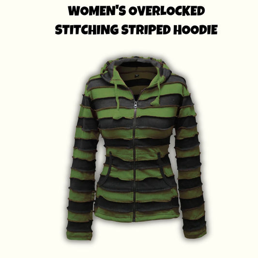 Stay Warm and Stylish with the Perfect Women's Striped Hoodie for Winter