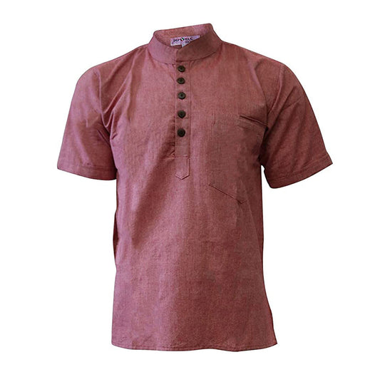 The Ultimate Wardrobe Staple: The Men's Casual Collarless Shirt