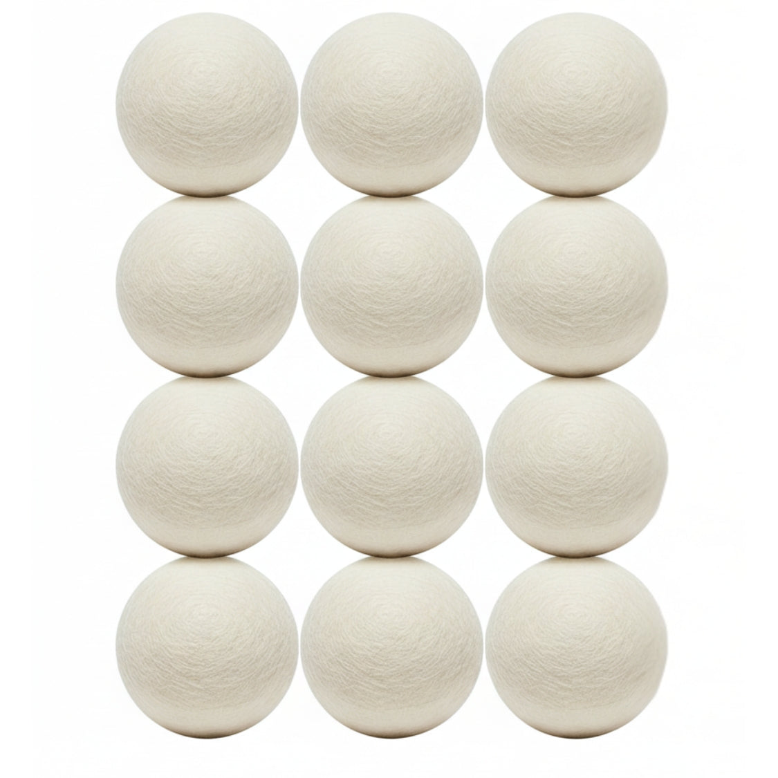 Wool Dryer Balls - 1000+ Loads - Pure Organic Wool - Reusable Natural Fabric Softener Perfect with Essential Oils, Reduce Clothing Static and Wrinkles