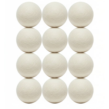 Wool Dryer Balls - 1000+ Loads - Pure Organic Wool - Reusable Natural Fabric Softener Perfect with Essential Oils, Reduce Clothing Static and Wrinkles