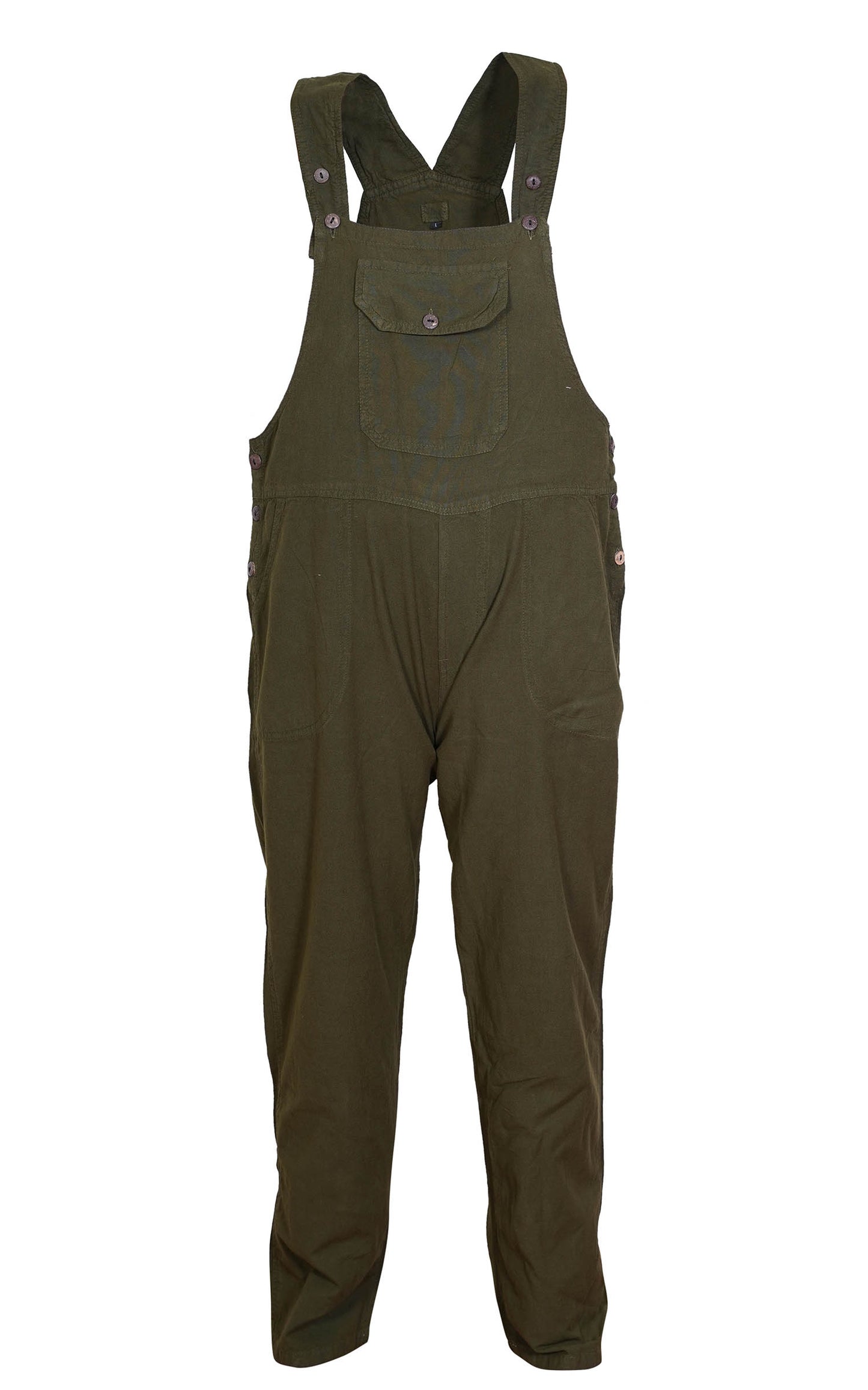 Women’s Cotton Hippie Summer Classic Dungaree with Adjustable Straps
