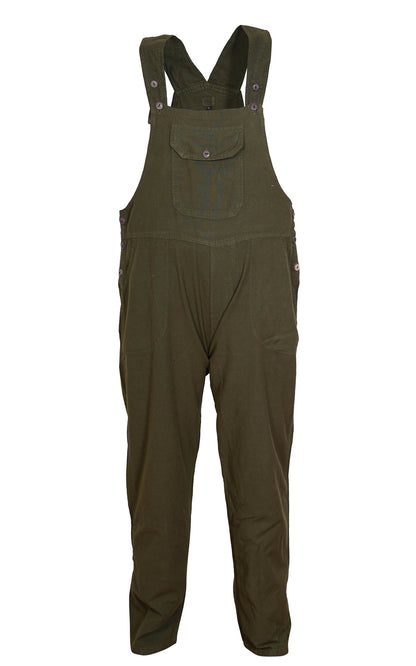 Womenâ??s Cotton Hippie Summer Classic Dungaree with Adjustable Straps