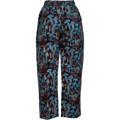 Womens Hippie Trouser Mushroom Print Harem Pants Elastic Waist Yoga Boho Pajama