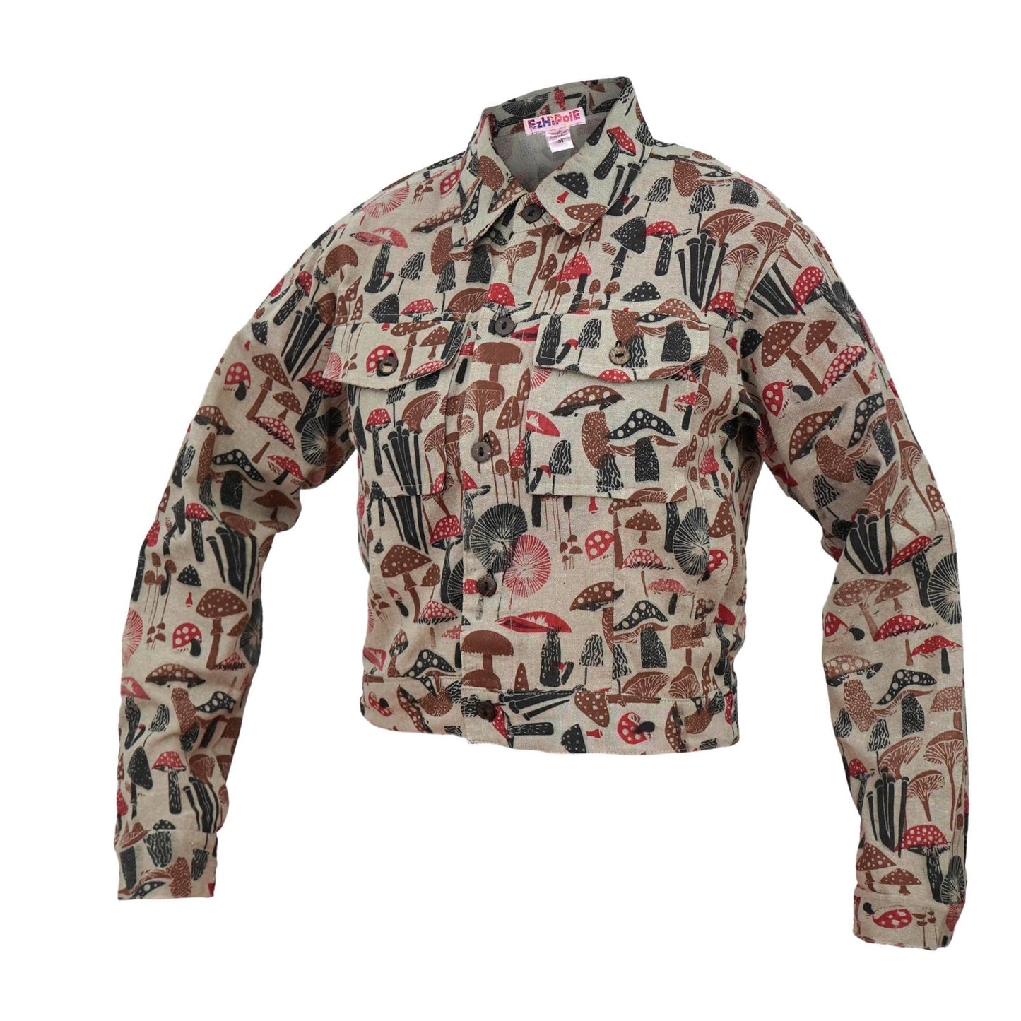 Womens Long Sleeve Tops Tie Dye Button Down Hippie Shirt