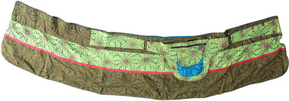 Womens Reversible Both Side Wrap Round Hippy Popper Party Skirt