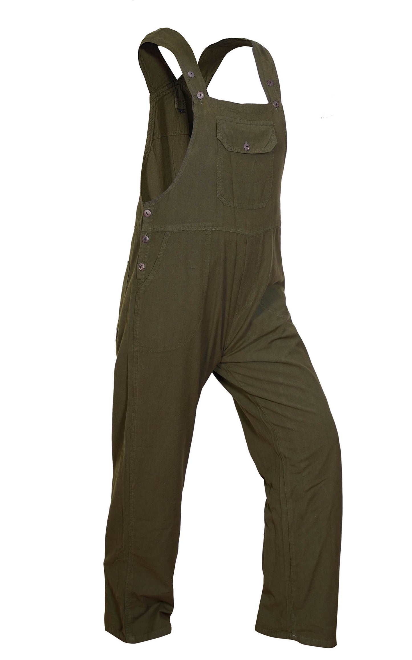 Women’s Cotton Hippie Summer Classic Dungaree with Adjustable Straps