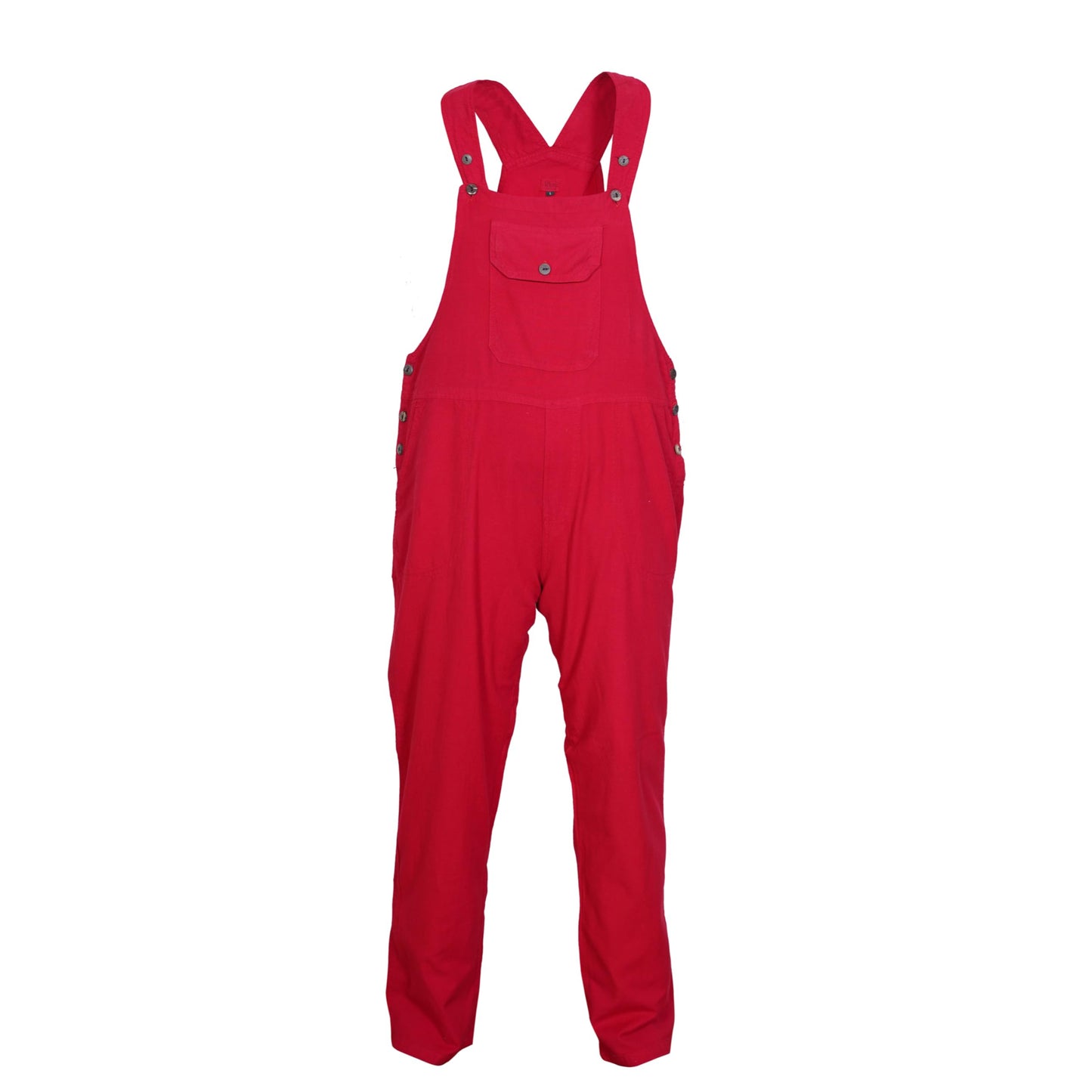 Women's Dungaree Cotton Hippie Classic Summer Jumpsuit with Adjustable Straps