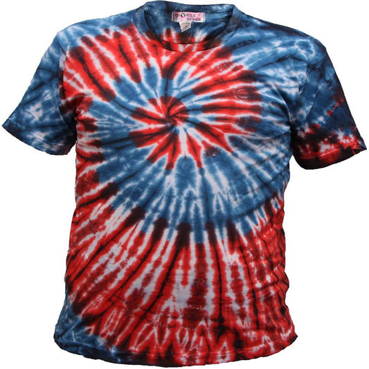 Our best selling staple unisex tie dye t-shirt. Nail the DIY tie-dye trend the easy way. Features a crew neck, drop shoulders, dad cut style in a soft, cotton. There are so many colours available in this bright and eye catching style that it'll be hard to decide what design to pick! 