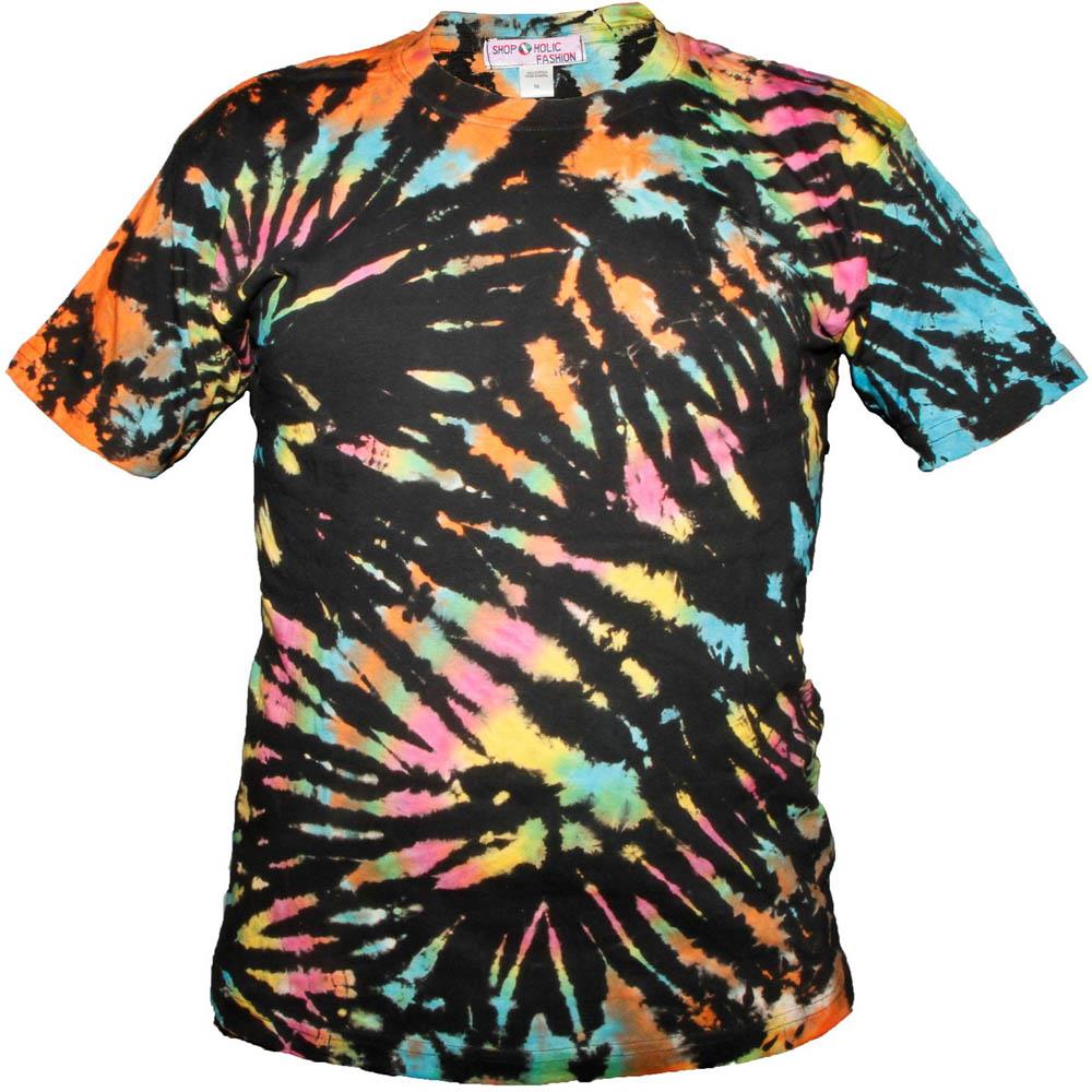 Our best selling staple unisex tie dye t-shirt. Nail the DIY tie-dye trend the easy way. Features a crew neck, drop shoulders, dad cut style in a soft, cotton. There are so many colours available in this bright and eye catching style that it'll be hard to decide what design to pick! 