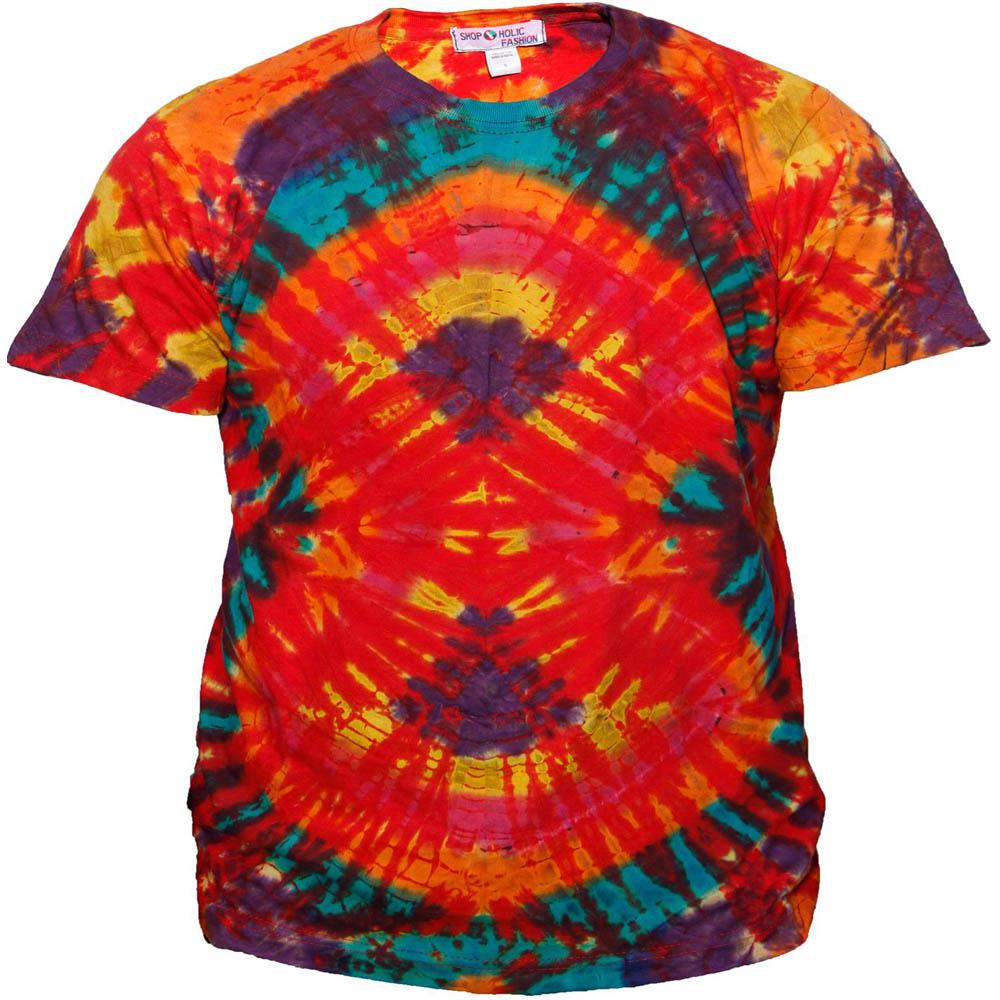 Our best selling staple unisex tie dye t-shirt. Nail the DIY tie-dye trend the easy way. Features a crew neck, drop shoulders, dad cut style in a soft, cotton. There are so many colours available in this bright and eye catching style that it'll be hard to decide what design to pick! 