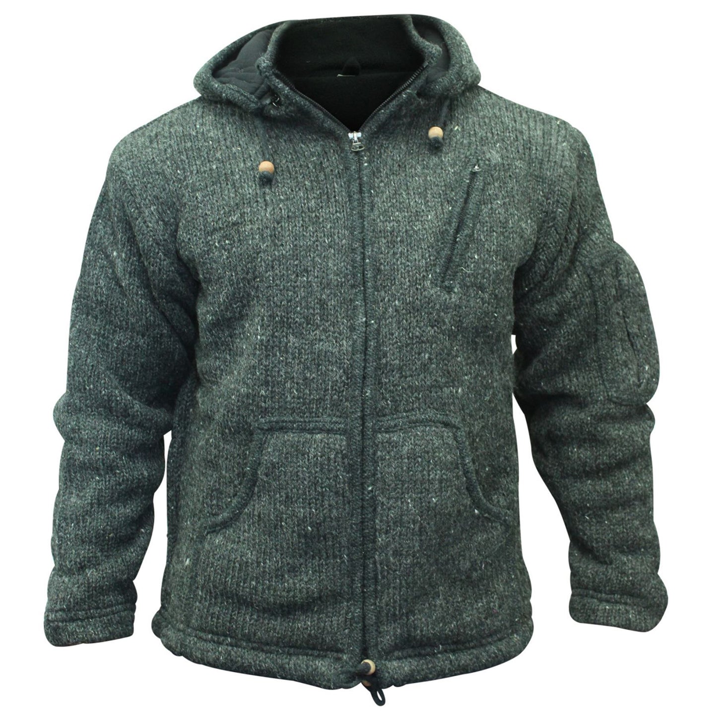 Men's Detachable Hippie Hoodie Jacket