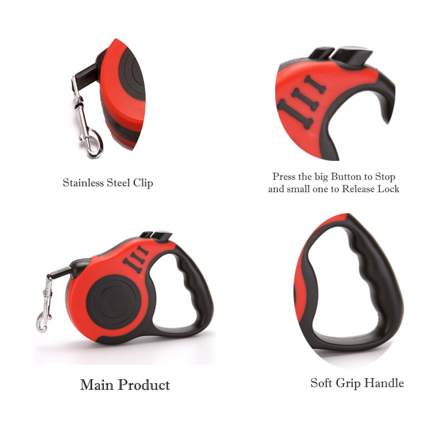 Retractable Pet Leash Anti-Slip Automatic Traction Rope