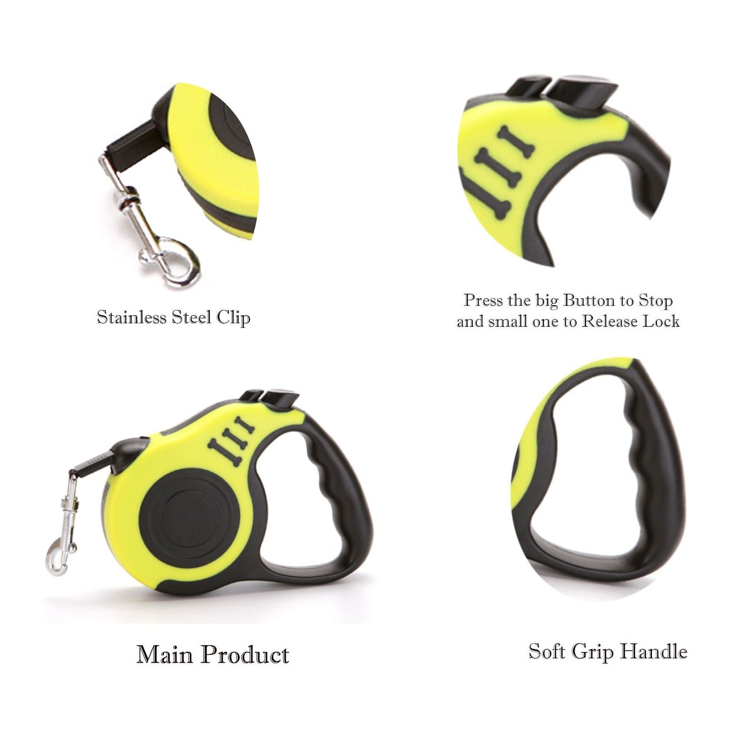 Retractable Pet Leash Anti-Slip Automatic Traction Rope