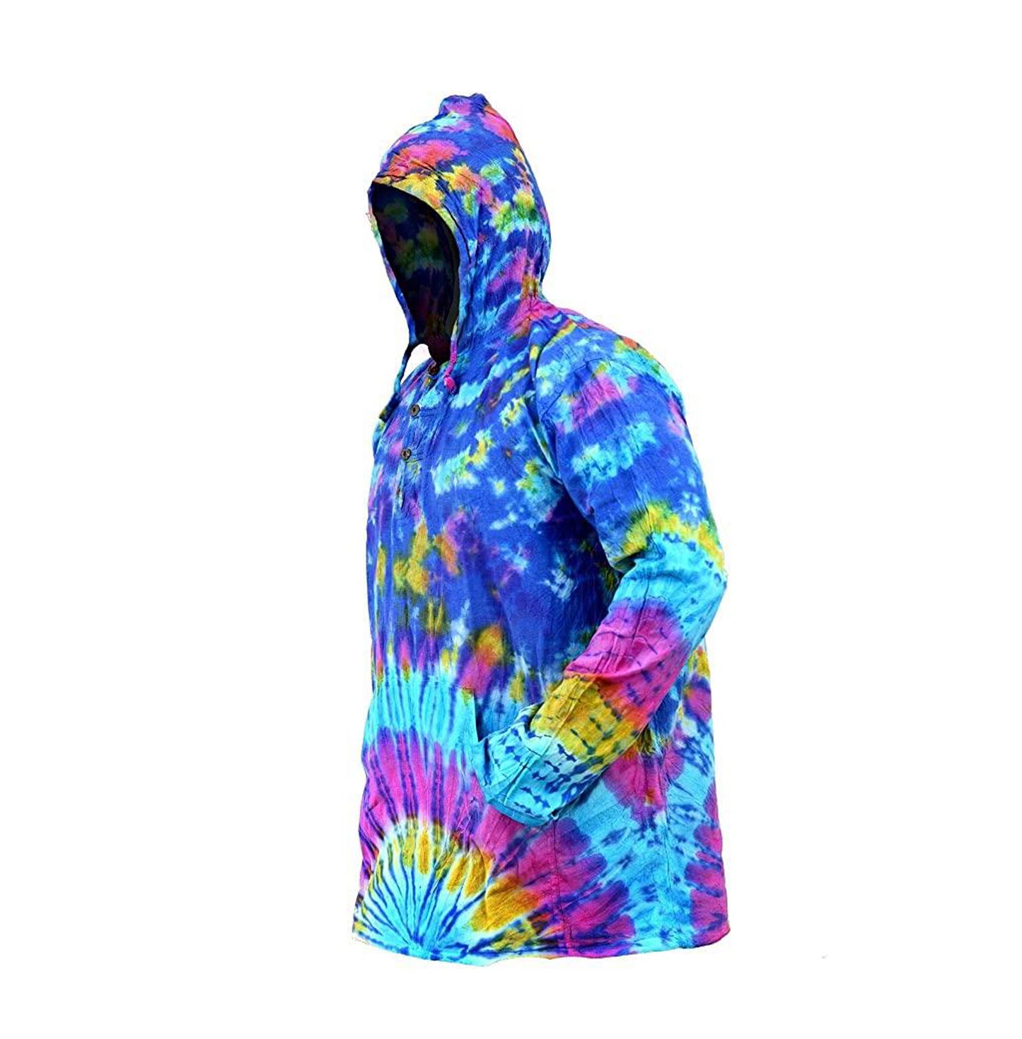 Men's Tie Dye Hoodie Shirt