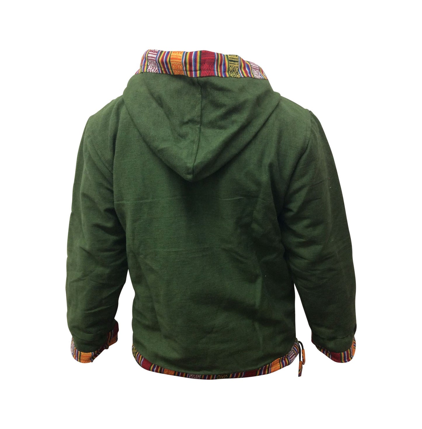 Unisex Woven Cotton Fleece Lined Pull Over