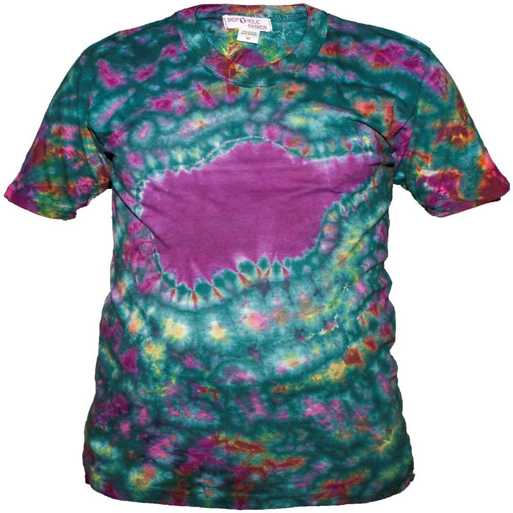 Our best selling staple unisex tie dye t-shirt. Nail the DIY tie-dye trend the easy way. Features a crew neck, drop shoulders, dad cut style in a soft, cotton. There are so many colours available in this bright and eye catching style that it'll be hard to decide what design to pick! 