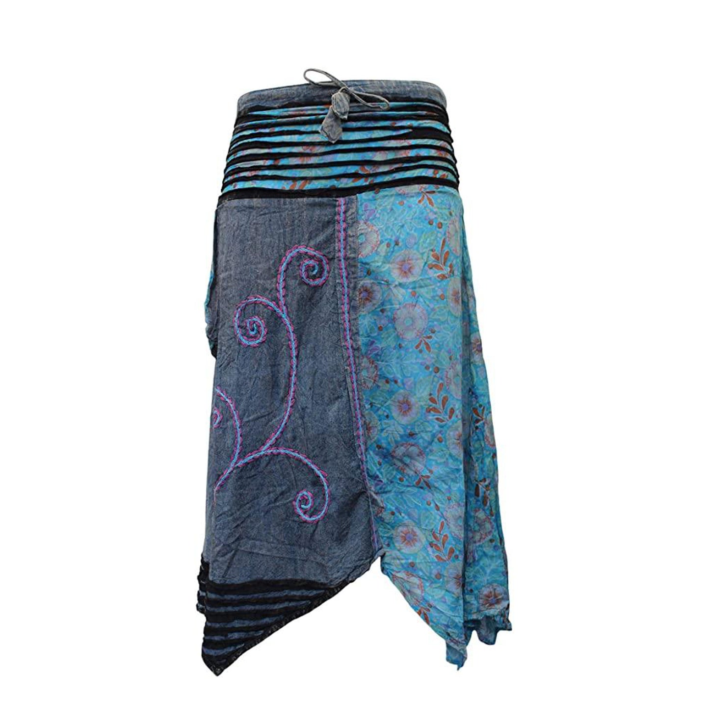 asymmetric-embroidered-floral-skirts-for-women