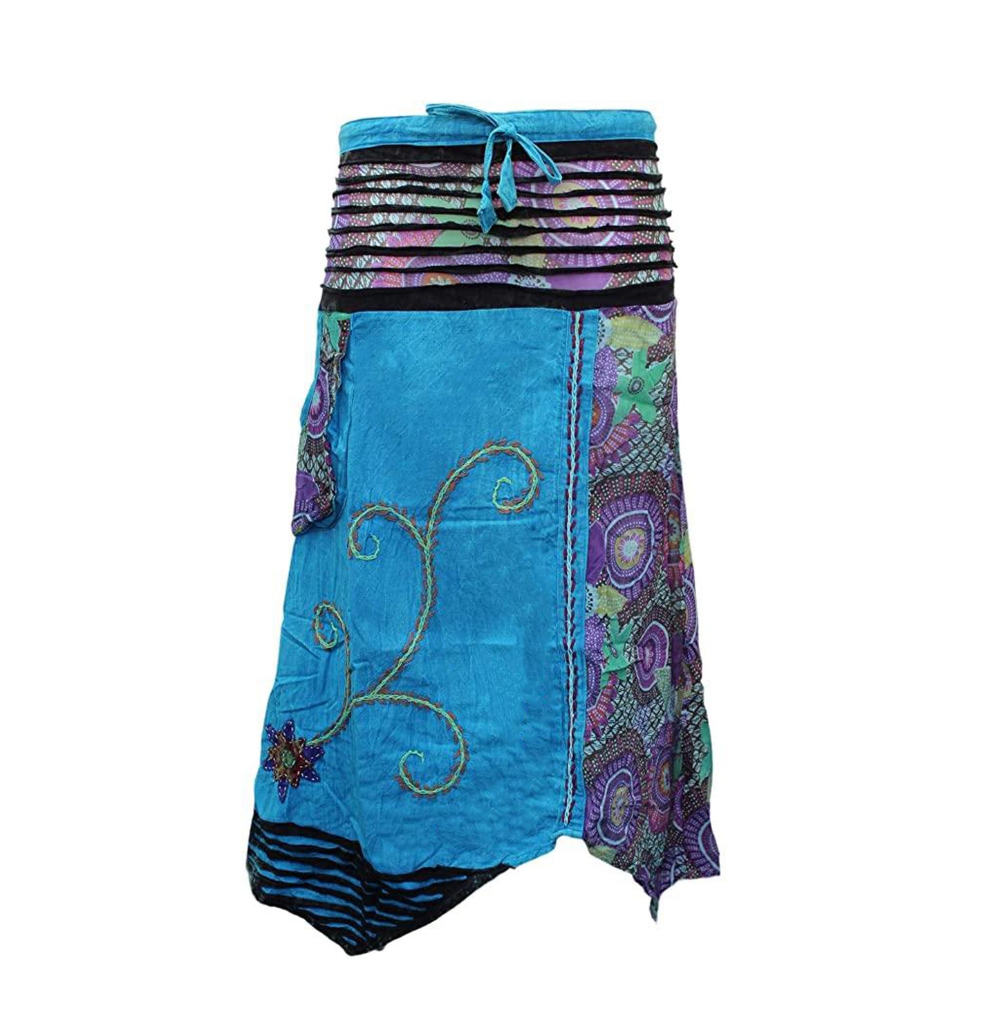 asymmetric-embroidered-floral-skirts-for-women