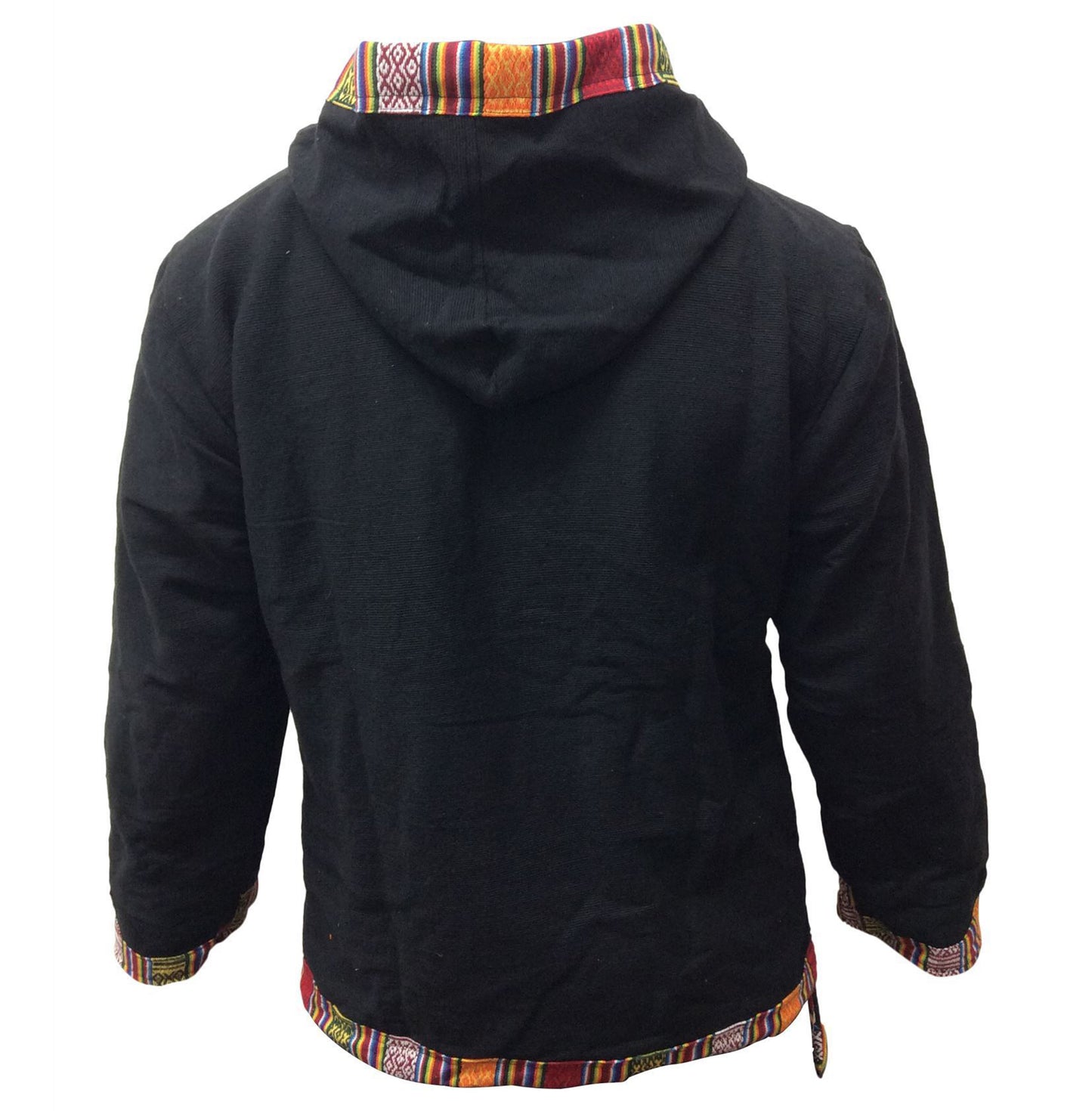 Unisex Woven Cotton Fleece Lined Pull Over