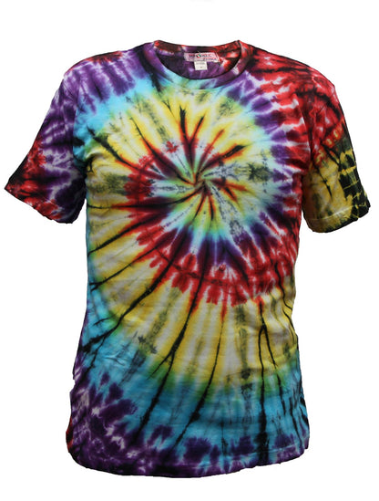 Our best selling staple unisex tie dye t-shirt. Nail the DIY tie-dye trend the easy way. Features a crew neck, drop shoulders, dad cut style in a soft, cotton. There are so many colours available in this bright and eye catching style that it'll be hard to decide what design to pick! 