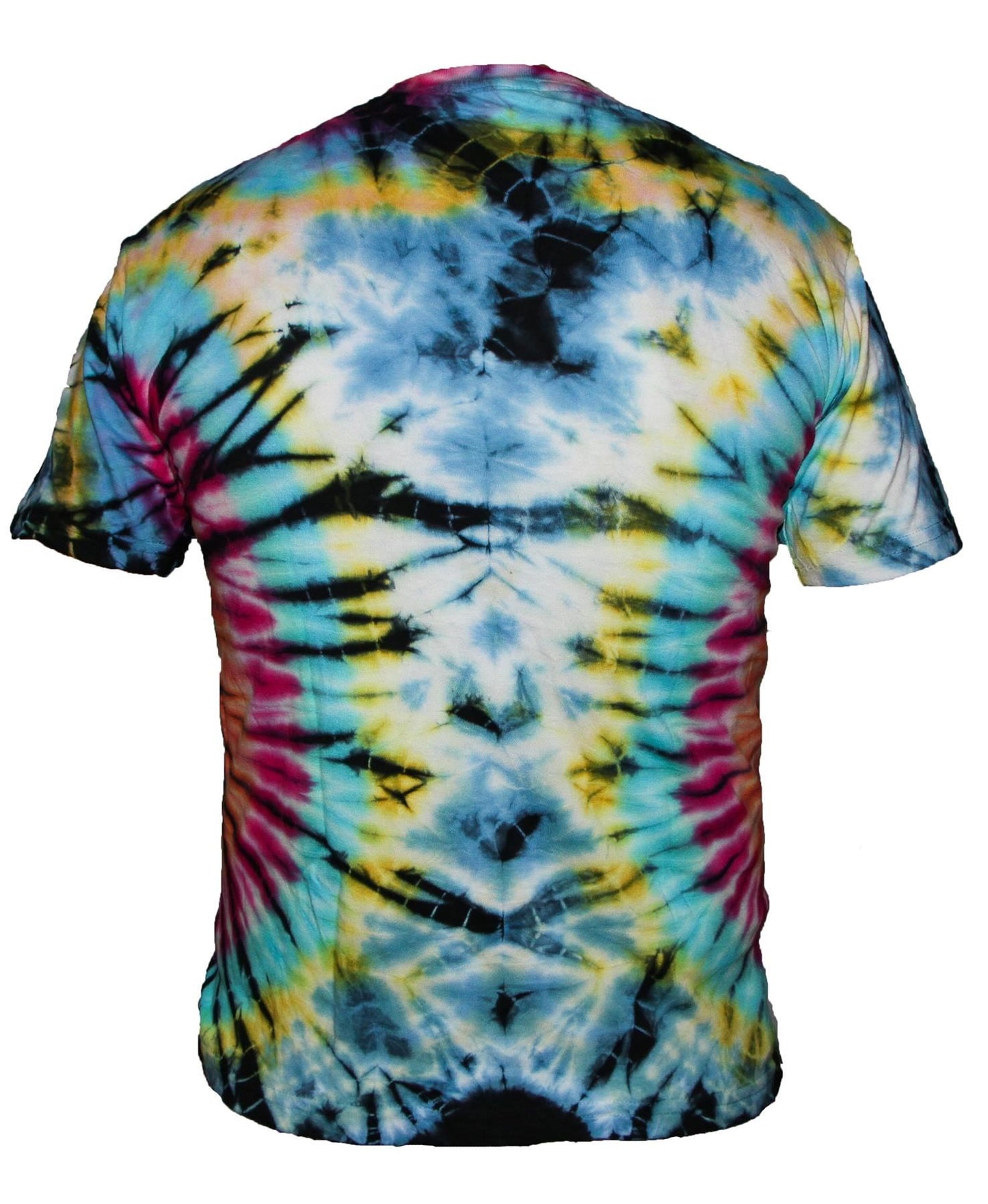 Our best selling staple unisex tie dye t-shirt. Nail the DIY tie-dye trend the easy way. Features a crew neck, drop shoulders, dad cut style in a soft, cotton. There are so many colours available in this bright and eye catching style that it'll be hard to decide what design to pick! 