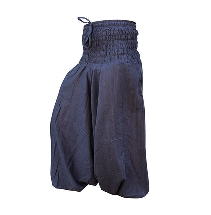 Womens Boho Baggy Loose Fit Aladdin Harem Pants Cotton Grey Yoga Hippie Trousers
