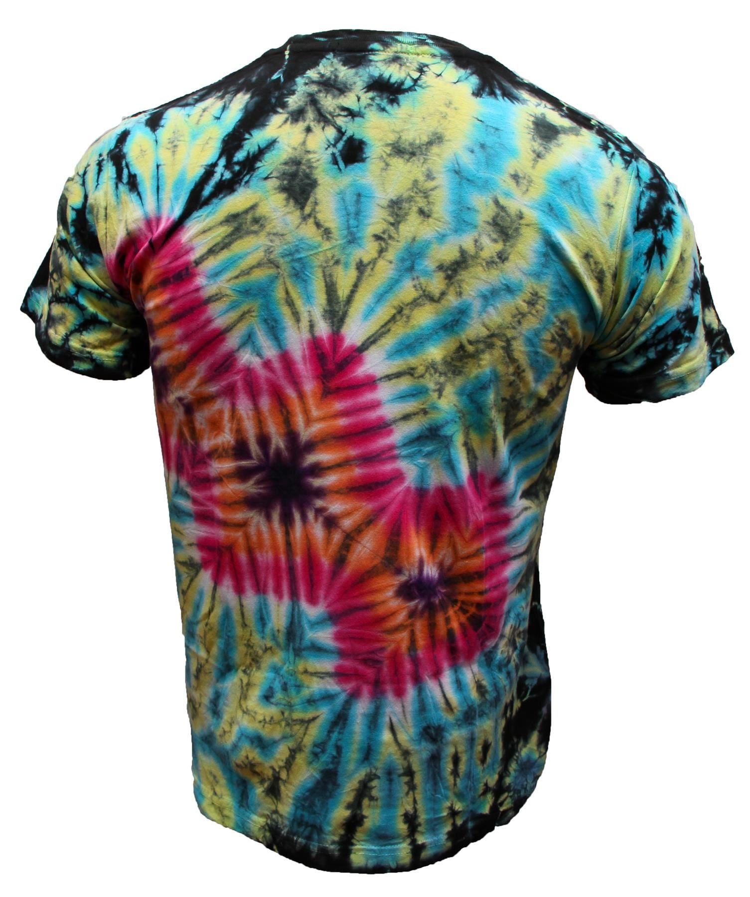 Our best selling staple unisex tie dye t-shirt. Nail the DIY tie-dye trend the easy way. Features a crew neck, drop shoulders, dad cut style in a soft, cotton. There are so many colours available in this bright and eye catching style that it'll be hard to decide what design to pick! 