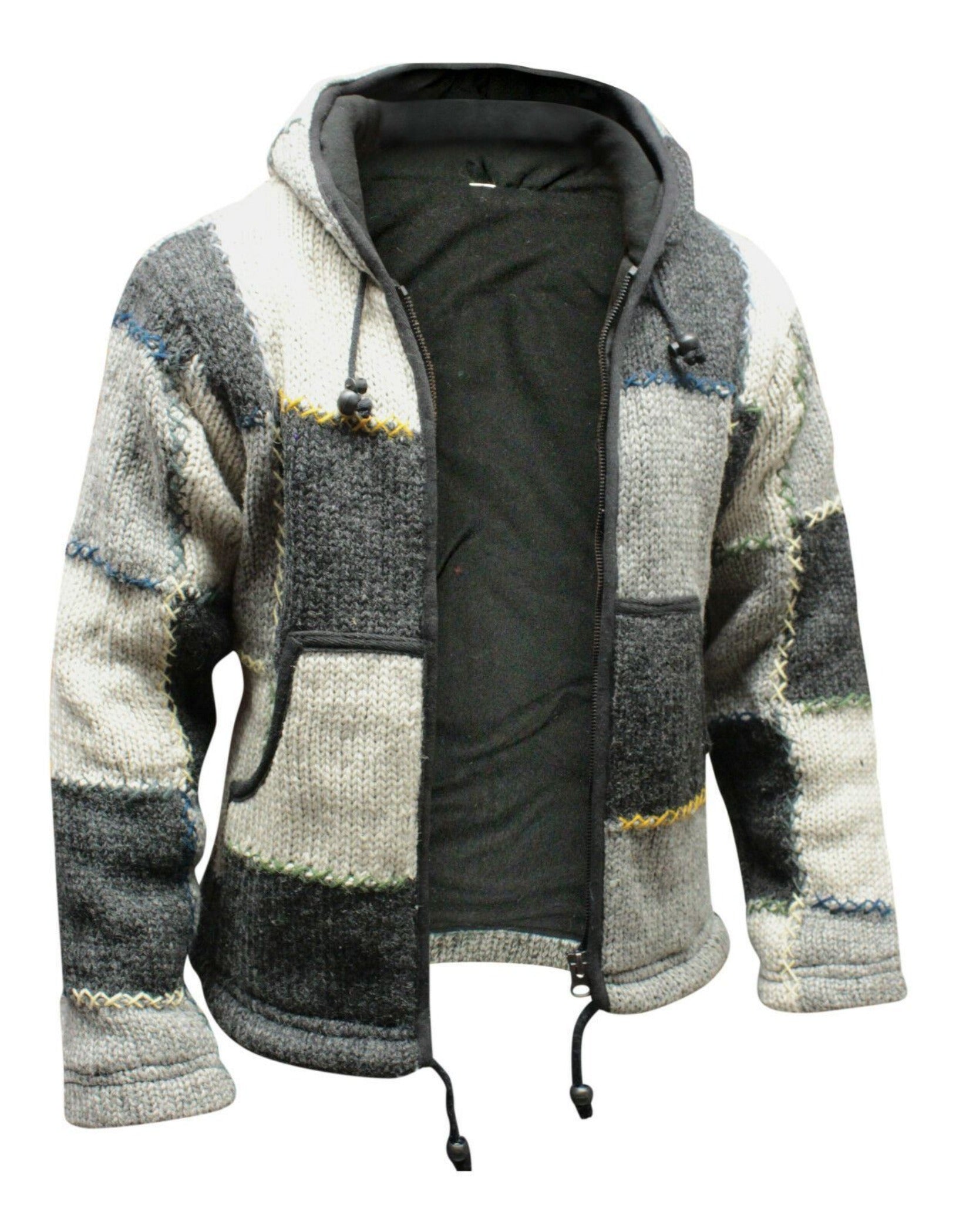 grey-and-black-patchwork-wool-jacket-hoodie-for-men