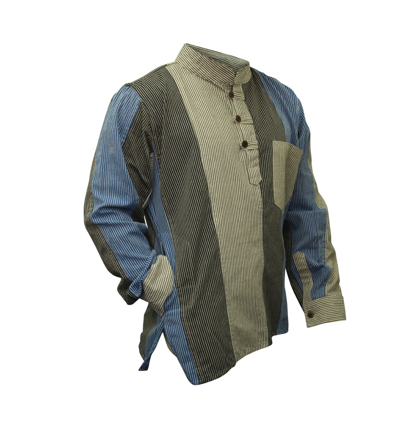 multi-coloured-mens-long-sleeve-striped-grandad-shirt