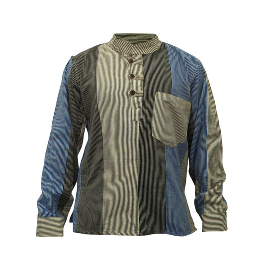 multi-coloured-mens-long-sleeve-striped-grandad-shirt
