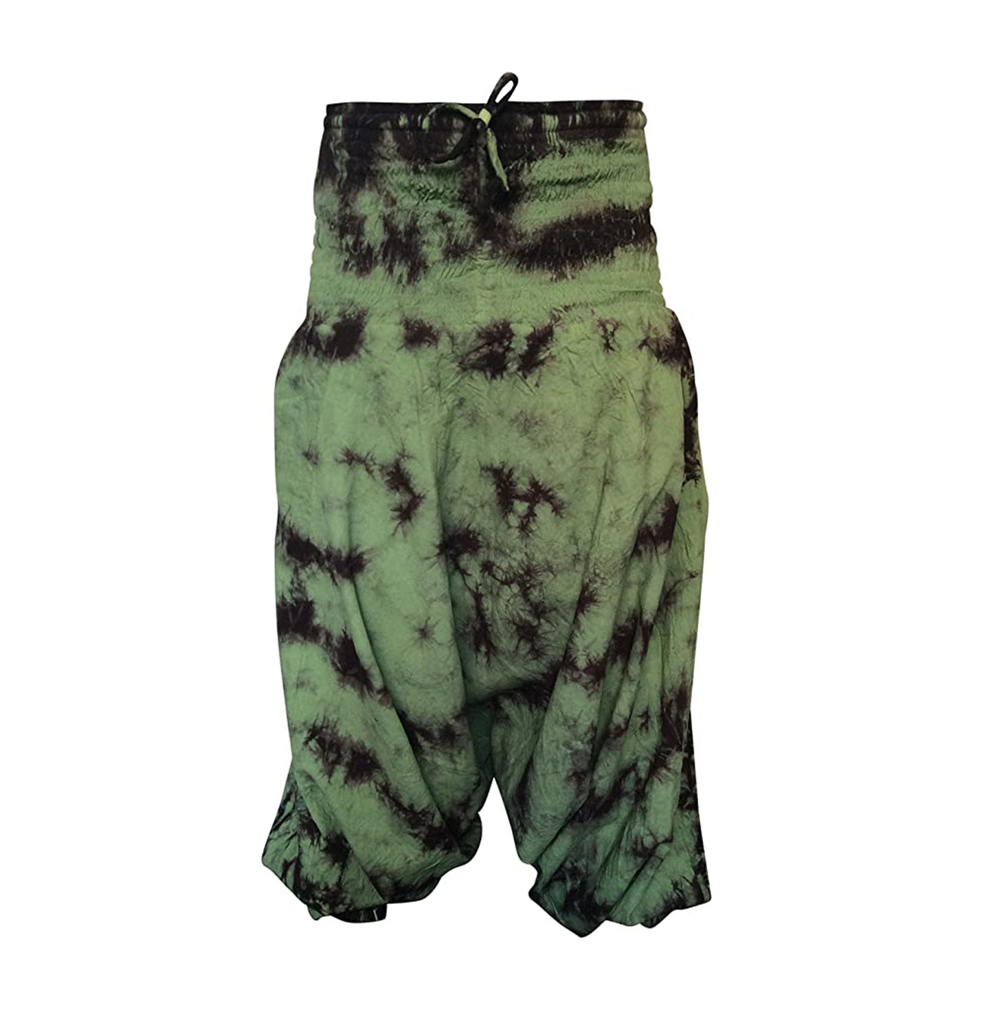 Tie Dye Harem Pants, Colourful Yoga Boho Baggy Trousers Hippie Clothes