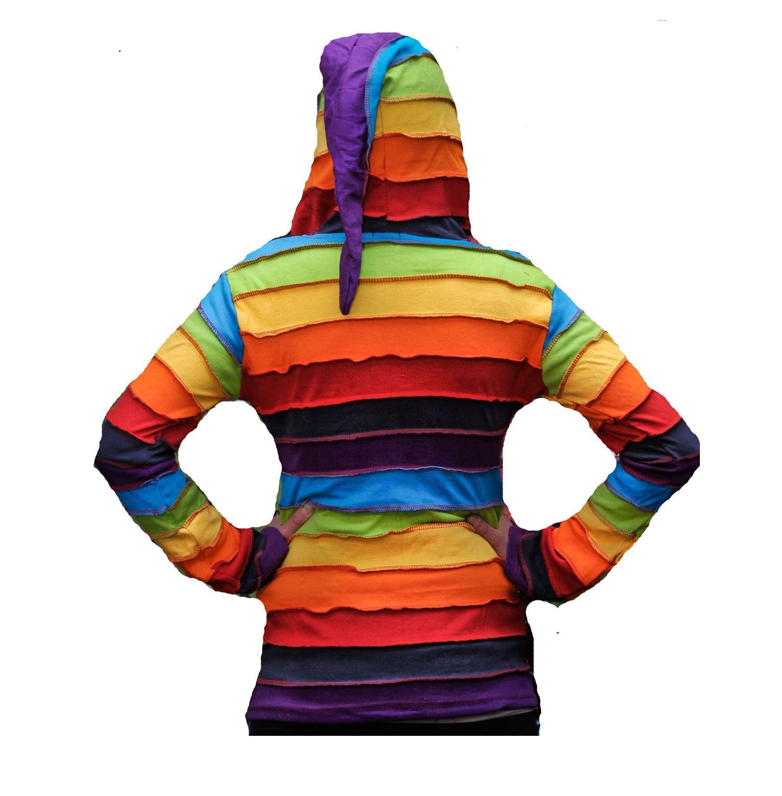 rainbow-rib-hoodie-jacket-for-women