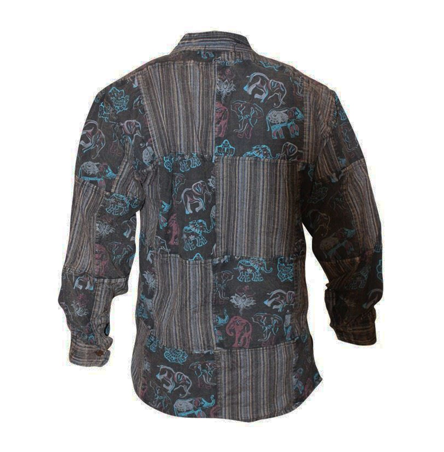 stonewashed-printed-patchwork-long-sleeve-shirts-for-men