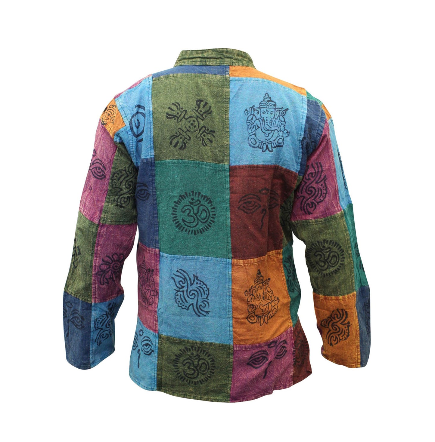 stonewashed-regular-fit-mens-patchwork-hippie-shirt