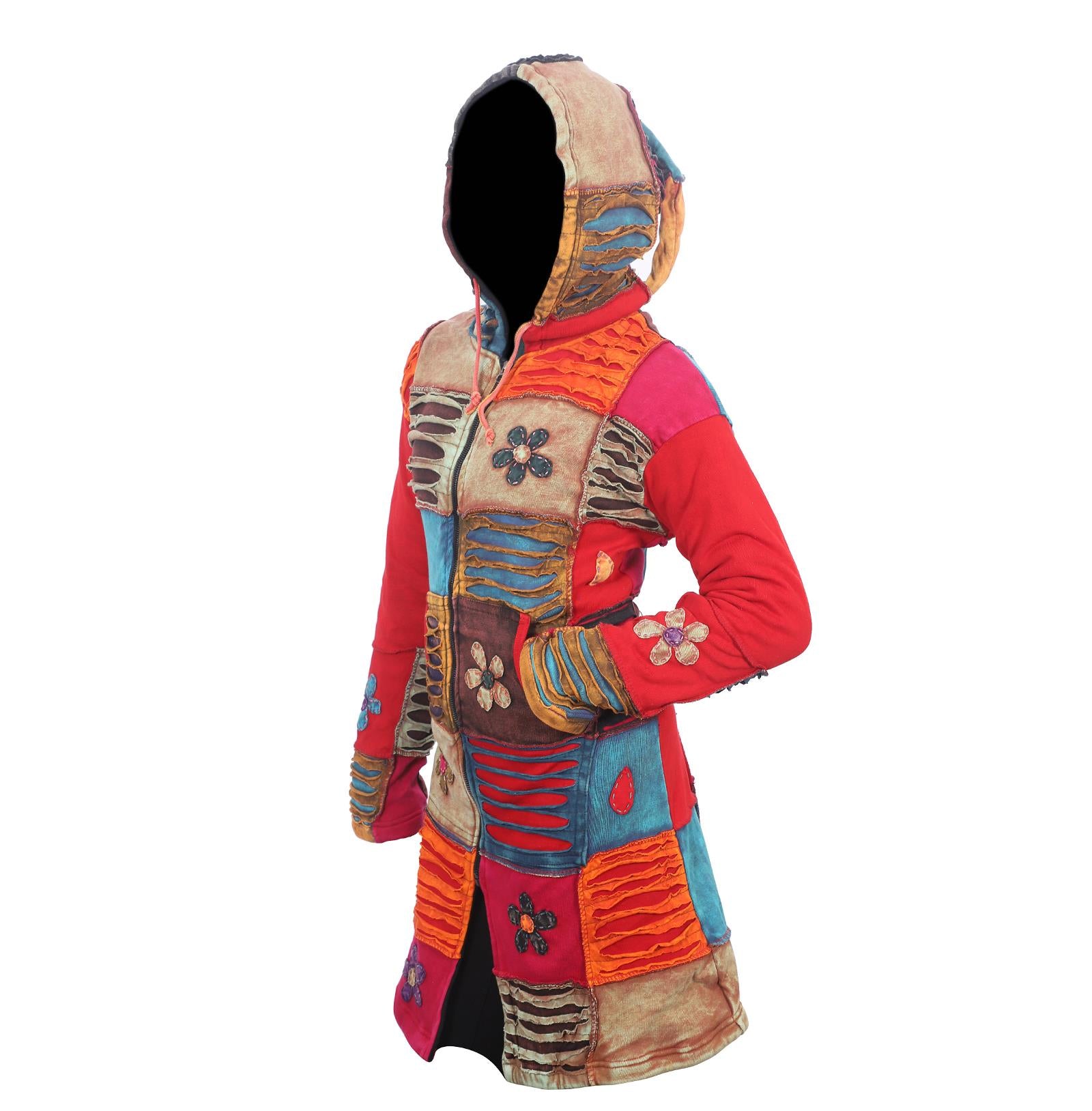 stylish-rainbow-floral-patchwork-coat-for-women